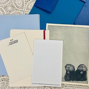 79 blank sheets of paper in 6 styles